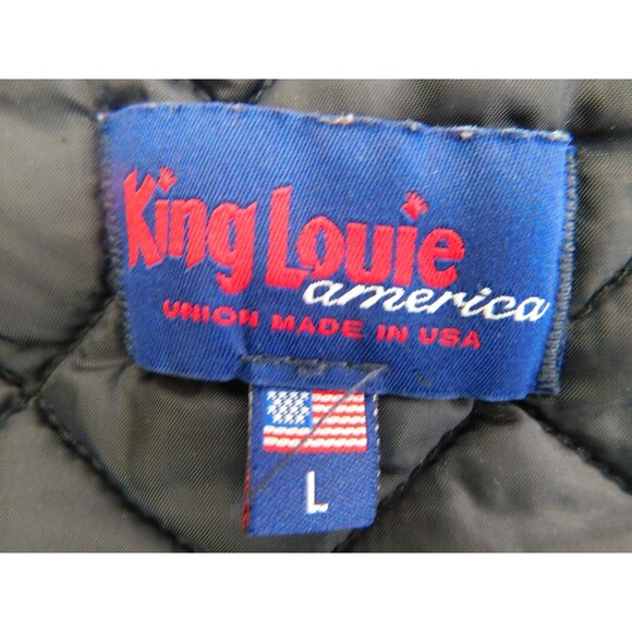 King Louie LABORERS LOCAL 288 Dark Blue Vest 100 Anniversary Mens Sz L made USA - Picture 3 of 8